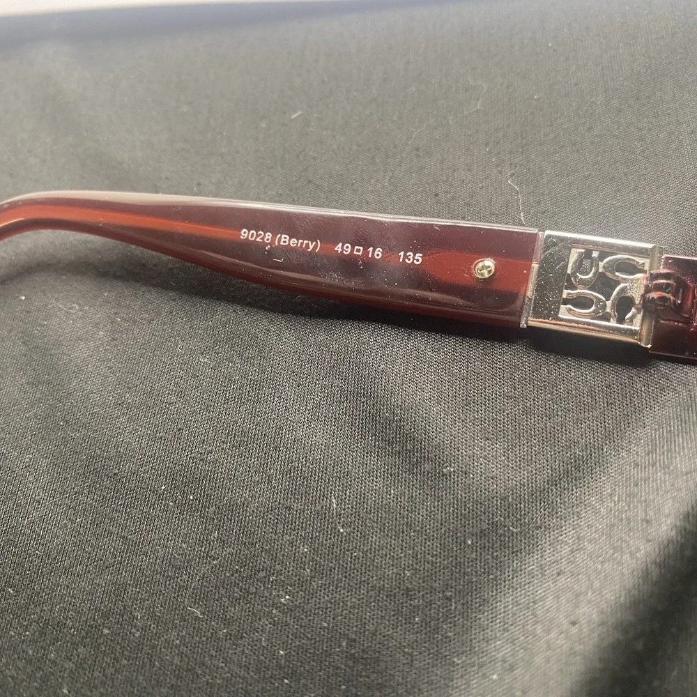 Coach Eyeglasses Women FRAME ONLY HC 5002B Reina 49-16-135 Berry Red 879
